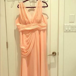 Blush prom dress/bridesmaid dress
